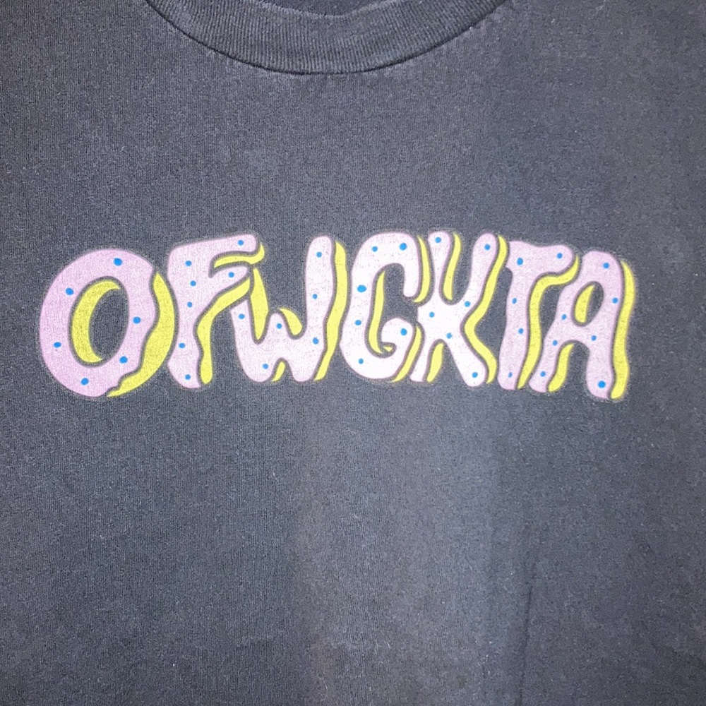 🛹🍩 OFWGKTA Tyler the Creator Earl Sweatshirt Black Sz Medium 100% Cotton 🍩🛹